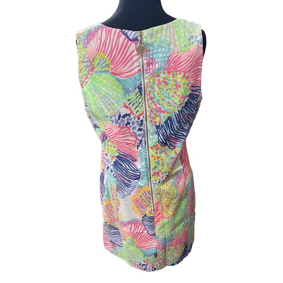 LILLY PULITZER Roar Of The Sea " MILA" SLEEVELESS SHIFT DRESS SIZE 10 $178 New! - Picture 4 of 13